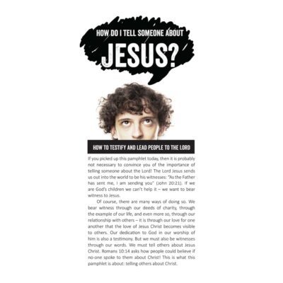 How to tell someone about Jesus