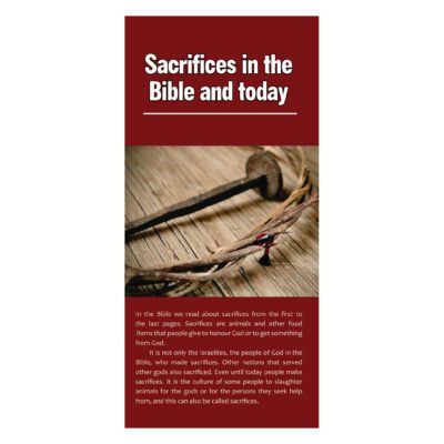 Sacrifices in the Bible and today