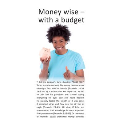 Become money wise with a budget